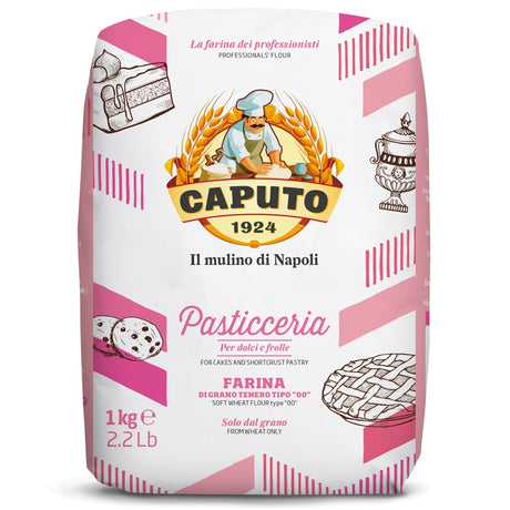 Caputo Pasticceria For Cakes & Shortcrust Pastry Type "00" Soft Wheat Flour 1kg