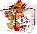 Flamigni Panettone Contadino, with Semi-Candied Pear, Peach, Apple, Apricot 1kg