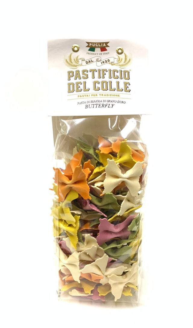 Pastificio Del Colle Colourful Butterfly Pasta 500g