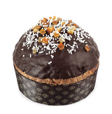 Vincente Melange Zagara Panettone, Covered with 70% Extra Dark Chocolate & Candied Blood Orange 750g