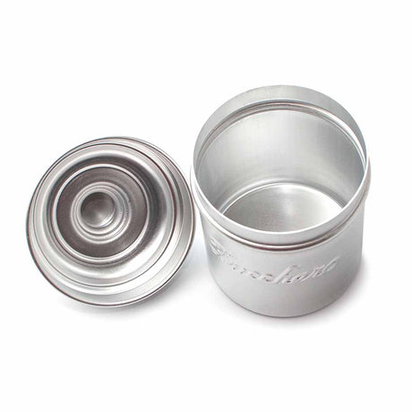 Small Sugar 'Zucchero' Aluminium Dried Food Storage Canister H13 x W9cm