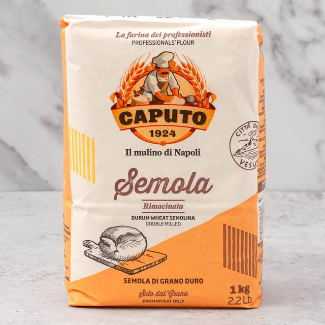 Caputo Semola di Grano Duro 'Rimacinata' Double Milled Durum Wheat Semolina 1kg