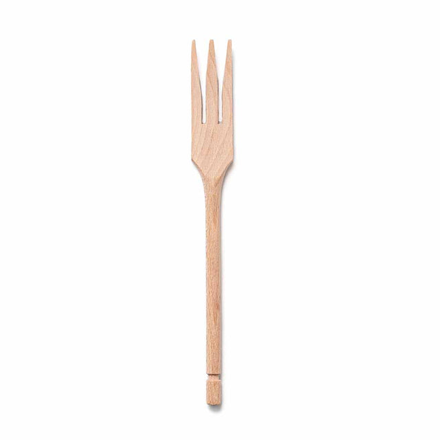 Curved Beech Wood Fork 25cm