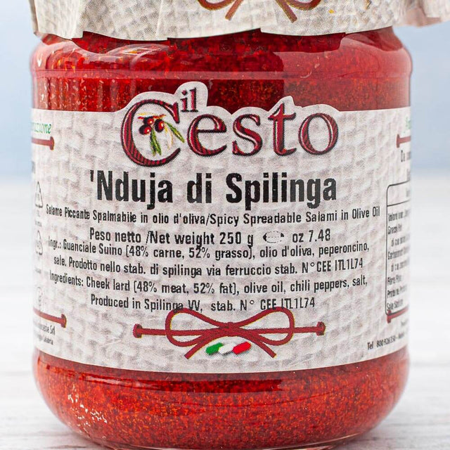 il Cesto 'Nduja di Spilinga' Spicy Spreadable Salami 250g