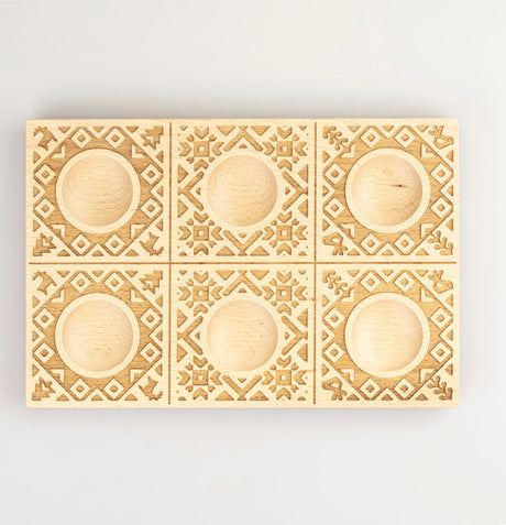 Wooden Ravioli Tray 'Nordic' Pasta Mould