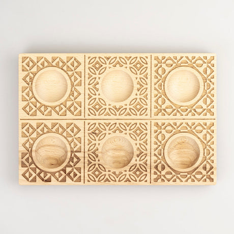 Wooden Ravioli Tray 'Deco' Pasta Mould