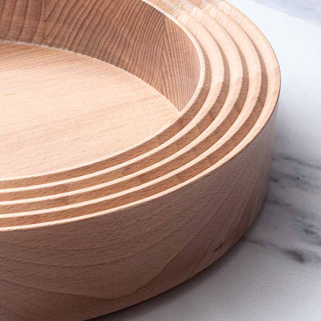 Circle Wooden Centrepiece Fruit Bowl