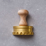 GaRi Mezzaluna Ravioli Half Moon Stamp Brass