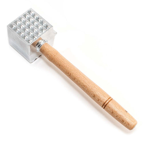 Four Faced Meat Tenderiser with Wooden Handle