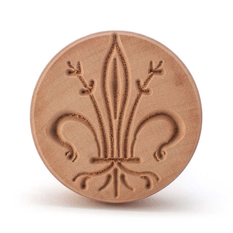 Pearwood 'Orris' Fleur de Lis Lys Corzetti Stamp