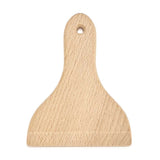 Italian Beech wood pastry dough scraper