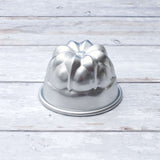 Mini Aluminium Round Decorated Pudding / Jelly Mould 10cm