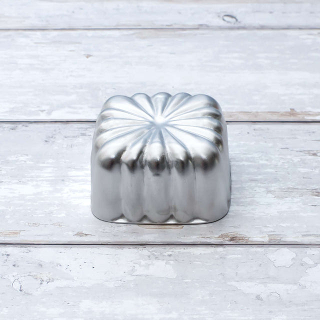 Mini Aluminium Square Pudding / Jelly Mould 7cm