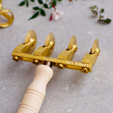 Ga.Ri Brass Pasta Cutter with Four Wheels