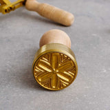 Professional Brass Corzetti Stamp Ligurian Flower