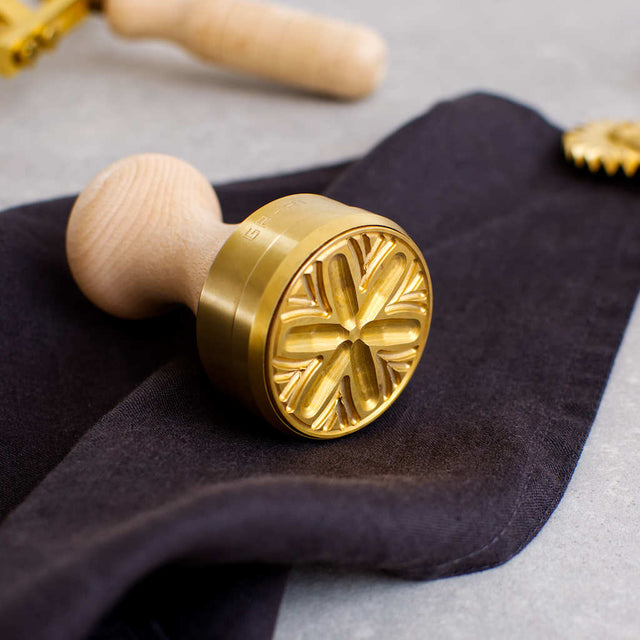 Professional Brass Corzetti Stamp Ligurian Flower