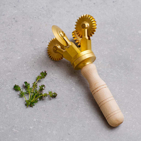 Ga.Ri Brass Four Wheel Pasta Cutter