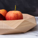 Prism Wooden Centrepiece Fruit Bowl