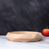 Prism Wooden Centrepiece Fruit Bowl