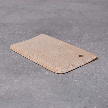 Straight Wooden Dough / Bench Scraper and Cutter