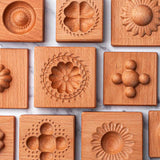 Wooden Single Ravioli 'Molecule' Pasta Mould with tamper